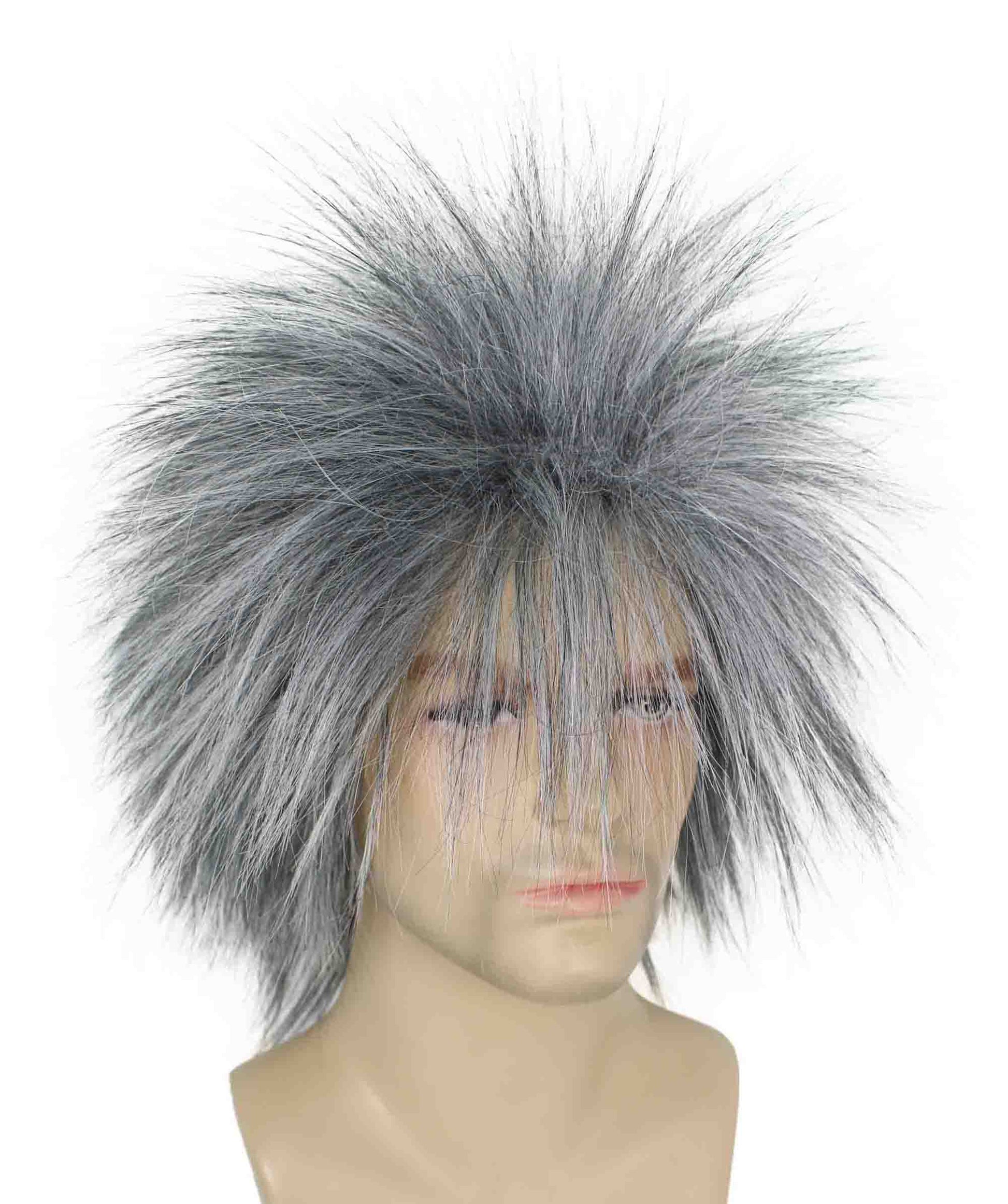 Dark Grey 80’s Rockstar Style Wig