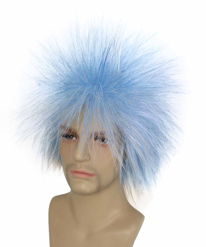 Ice Blue Blend 80’s Rockstar Style Wig