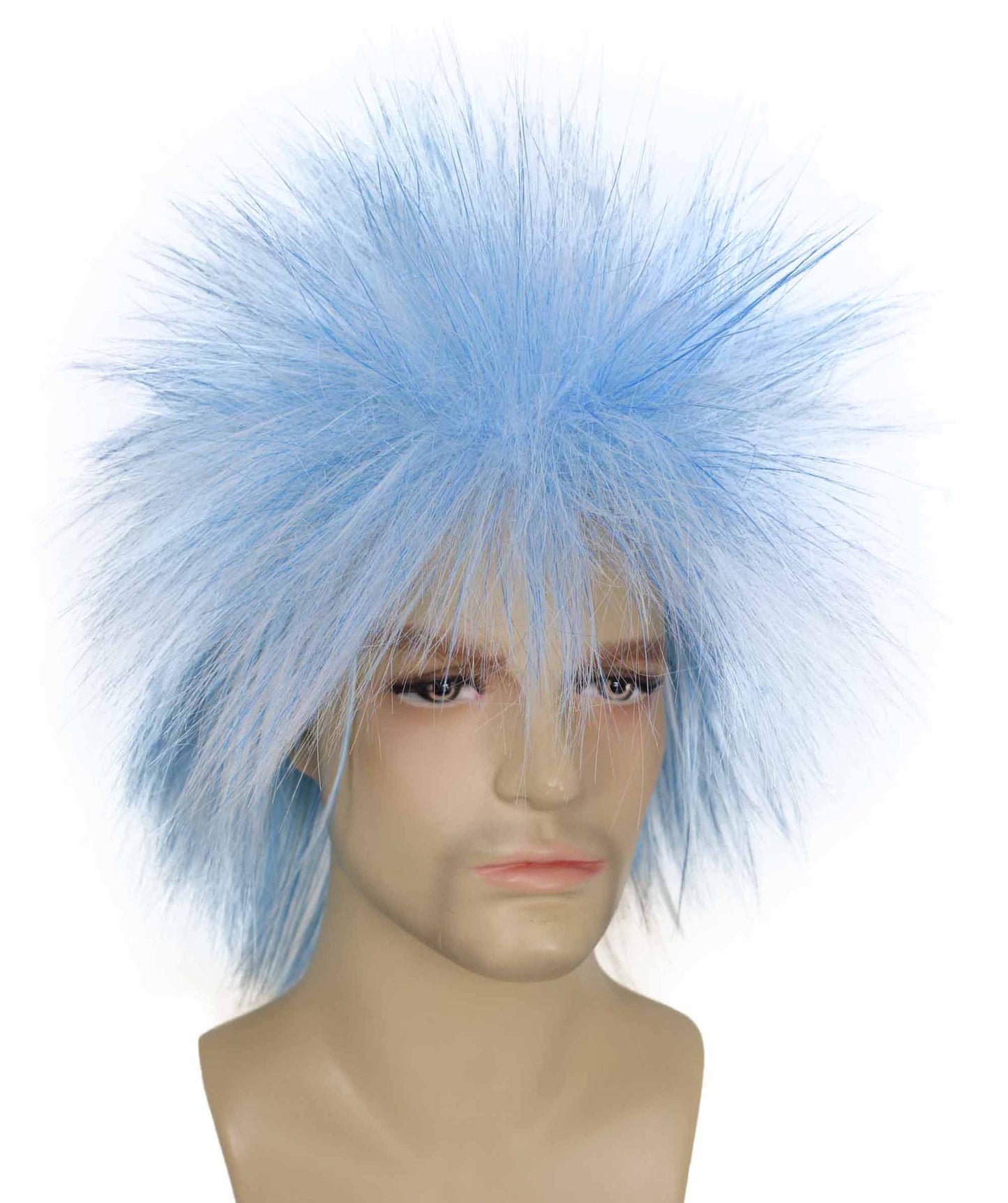 Ice Blue Blend 80’s Rockstar Style Wig