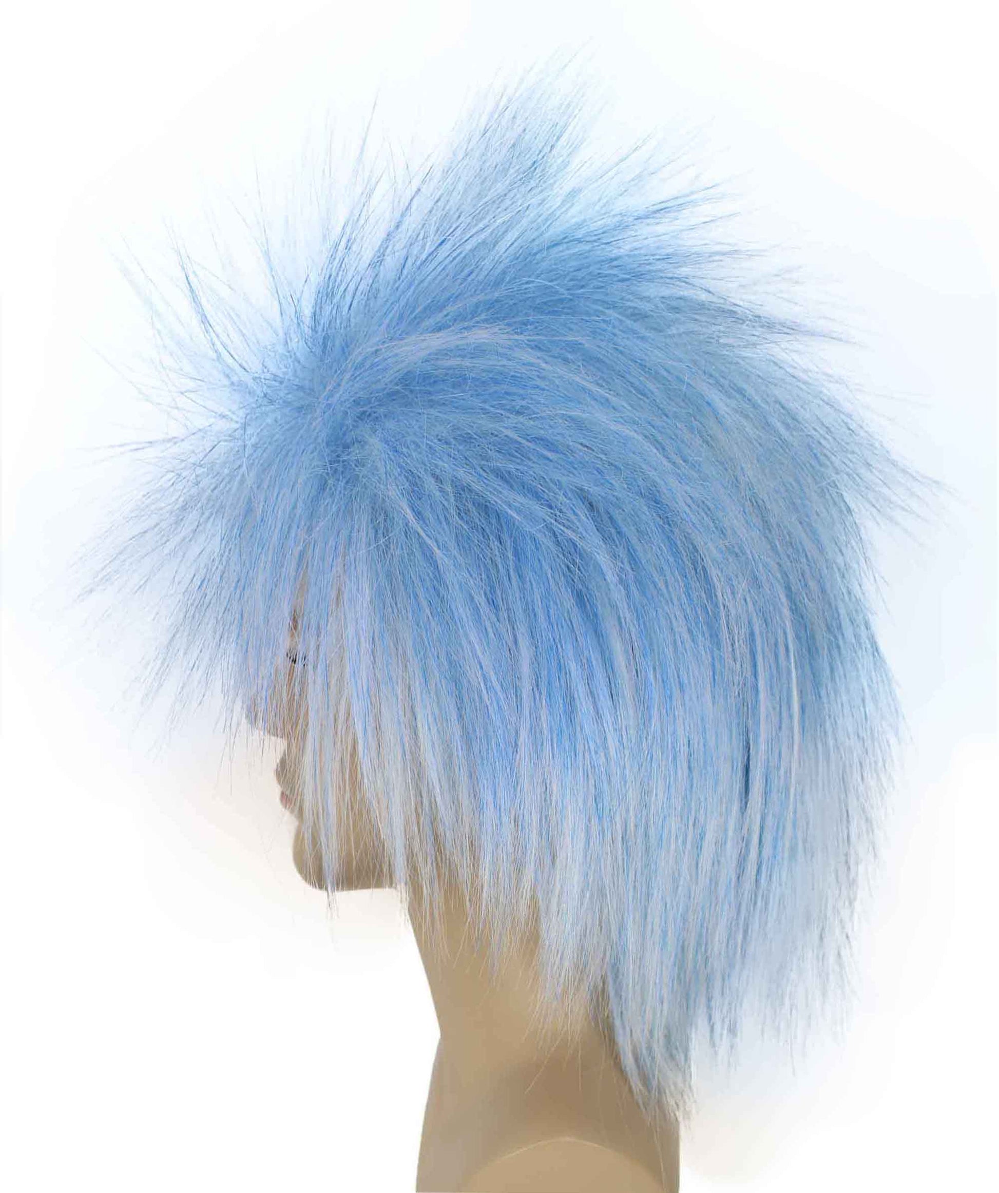 Ice Blue Blend 80’s Rockstar Style Wig