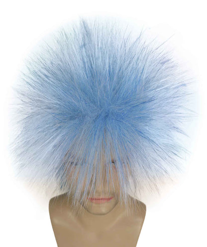 Ice Blue Blend 80’s Rockstar Style Wig