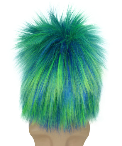 Green Ombre  80’s Rockstar Style Wig