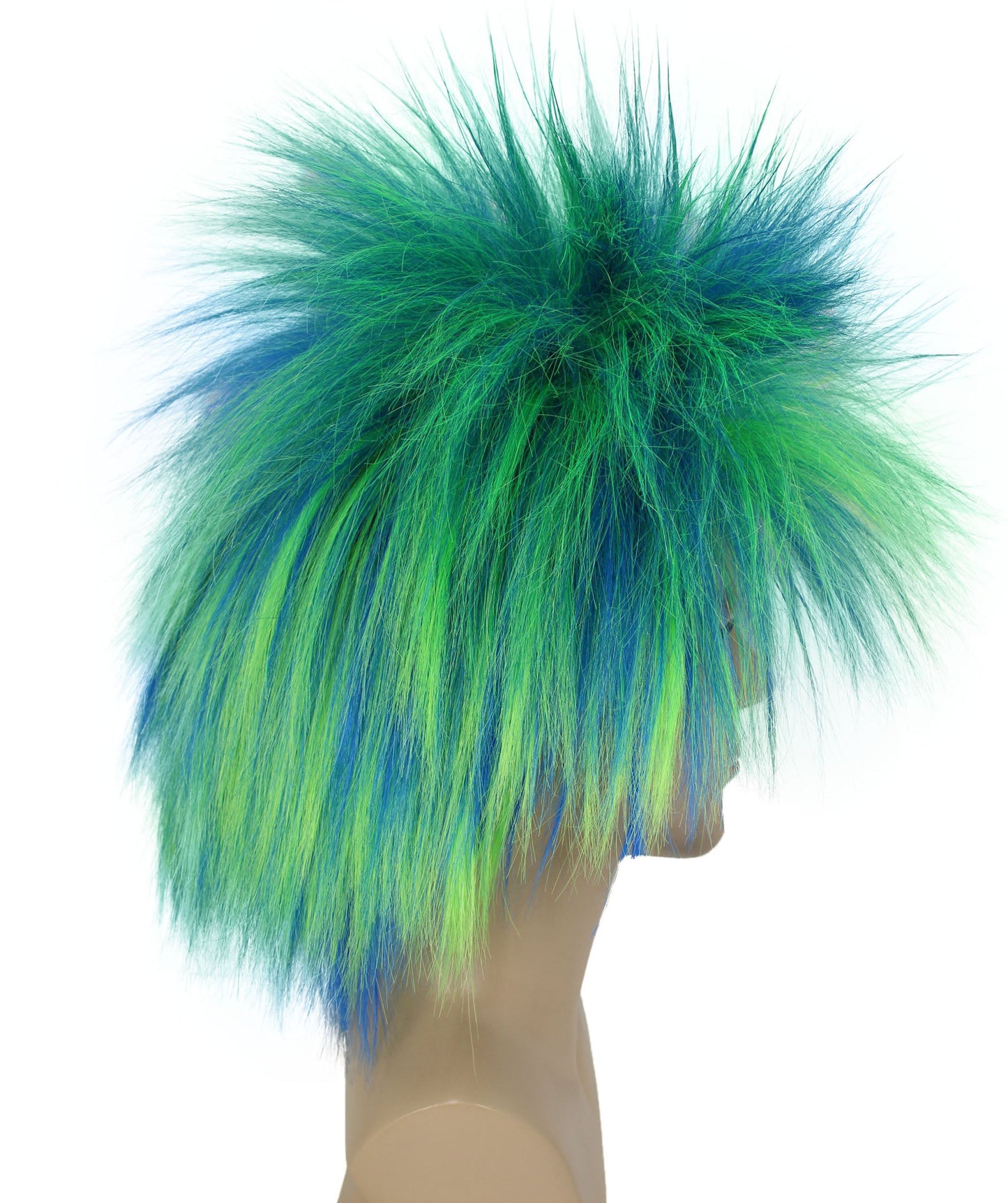 Green Ombre  80’s Rockstar Style Wig