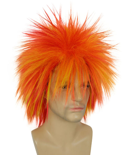 Orange Ombre 80’s Rockstar Style Wig