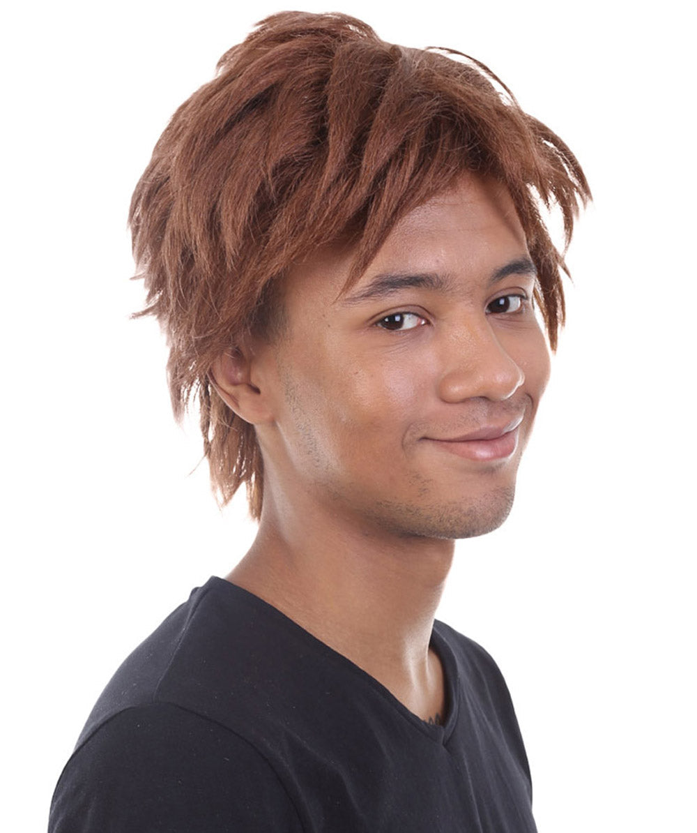 Men's Trainer wig | Brown Wigs | Premium Breathable Capless Cap