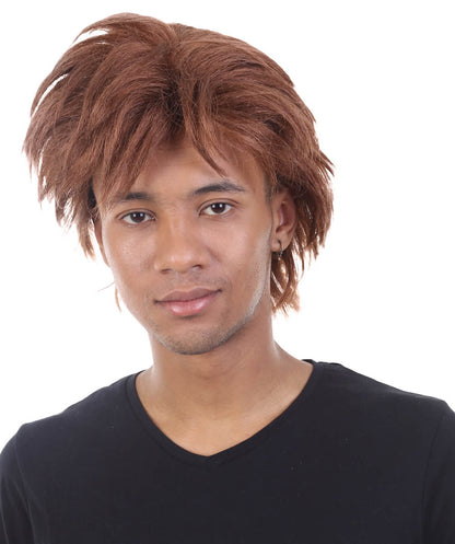 Men's Trainer wig | Brown Wigs | Premium Breathable Capless Cap