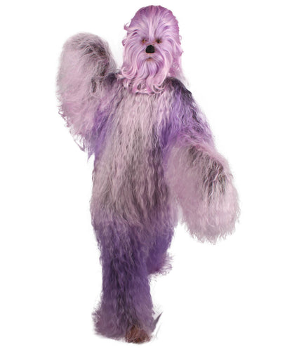 Purple Hairy Warrior Ape Military Leader Cosplay Costume