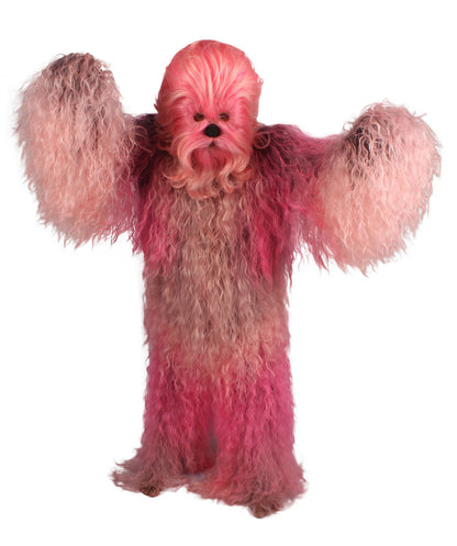 Pink Hairy Warrior Ape Military Leader Cosplay Costume