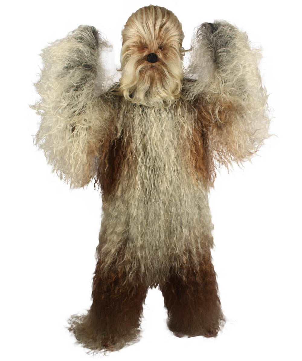 Light Brown Hairy Warrior Ape Military Leader Cosplay Costume