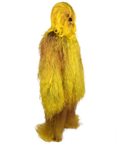 Yellow Hairy Warrior Ape Military Leader Cosplay Costume