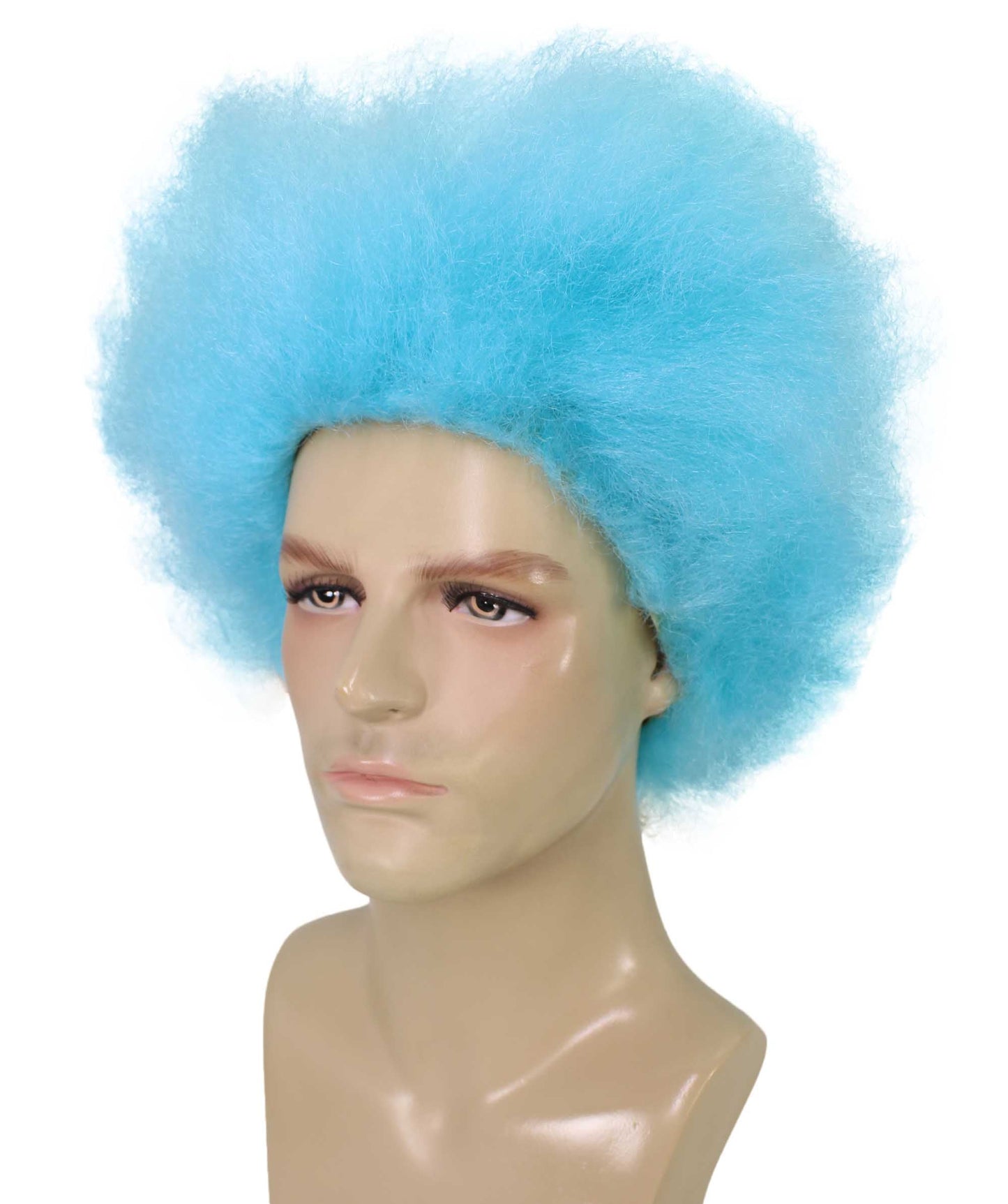 Dr Seuss Thing 1 & 2 | Men's Blue Color Straight Short Thing Wig