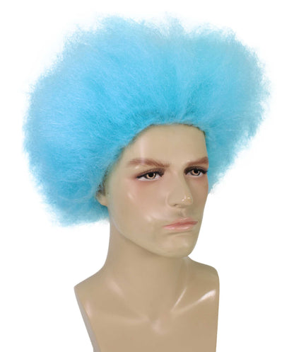 Dr Seuss Thing 1 & 2 | Men's Blue Color Straight Short Thing Wig