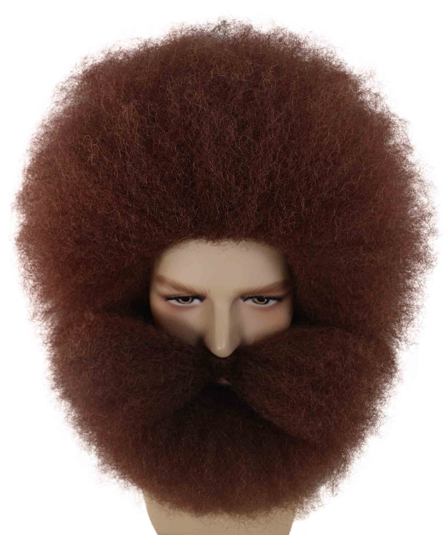 Afro Wildman Wig with Beard