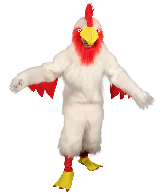 White Chicken Costume with Mask