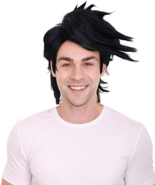 Anime Orphan Boxer Black Spiky Wig