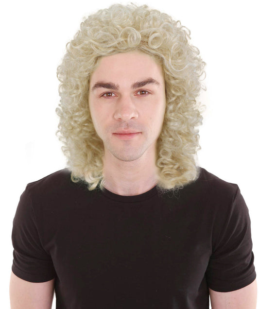 Curly Blond Singer Wig
