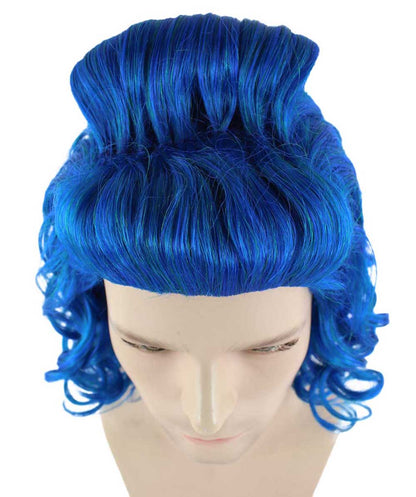 Blue Mens Wig  Halloween Wig | Premium Breathable Capless Cap