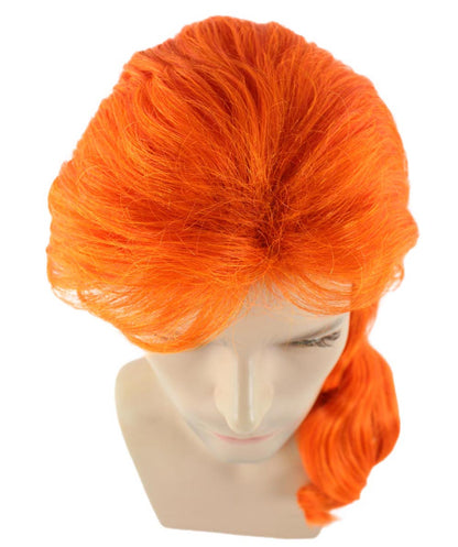 80's Orange Super Mullet Wig HM-313 - HalloweenPartyOnline80's Orange Super Mullet