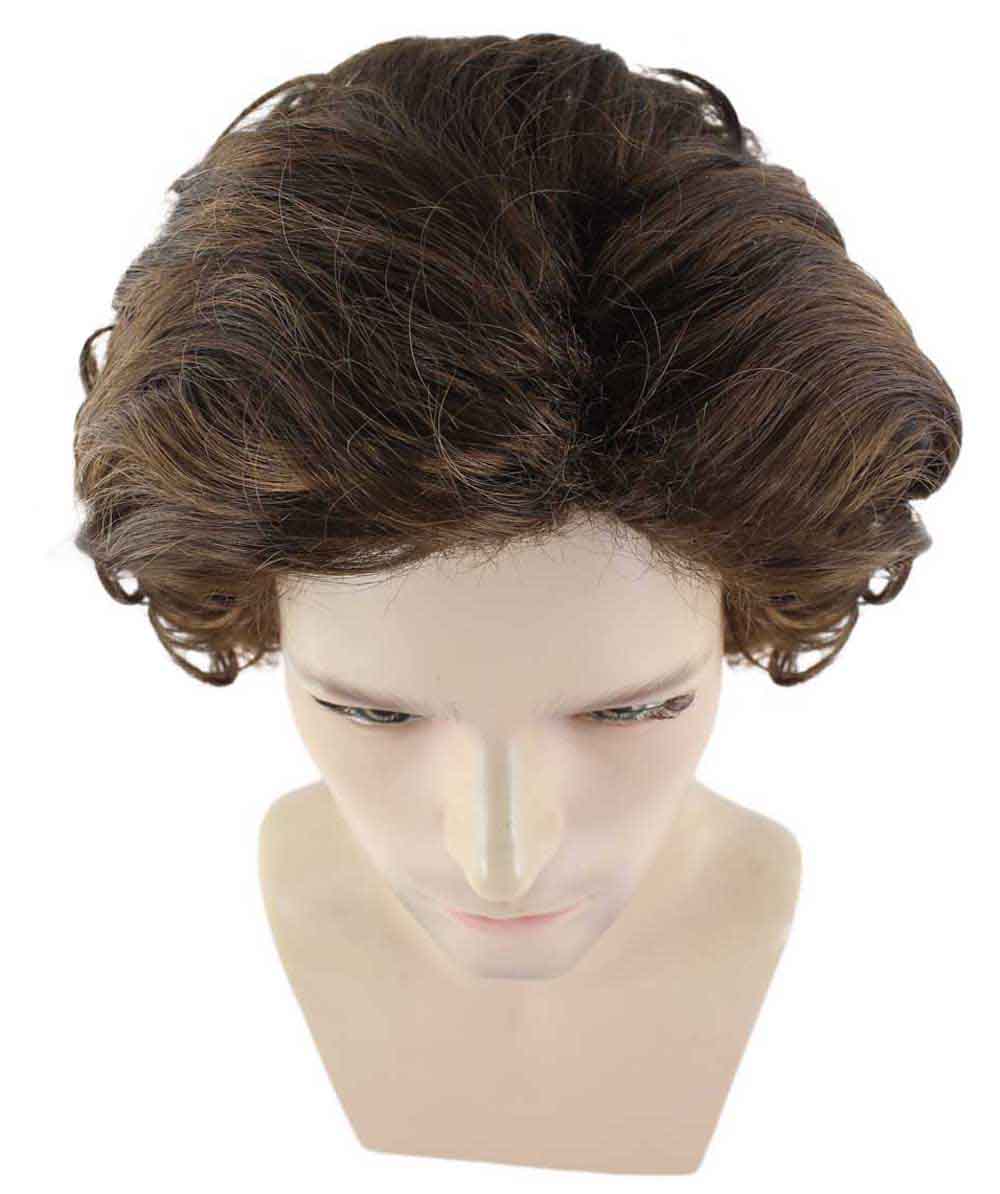 Men's Curly Brown Wig