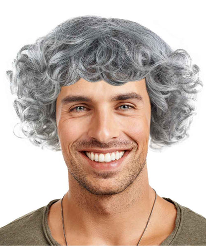 Gray Curly Wig