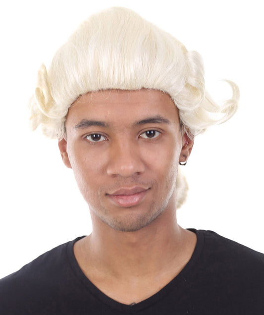 Colonial Founding Father Men's Wig 