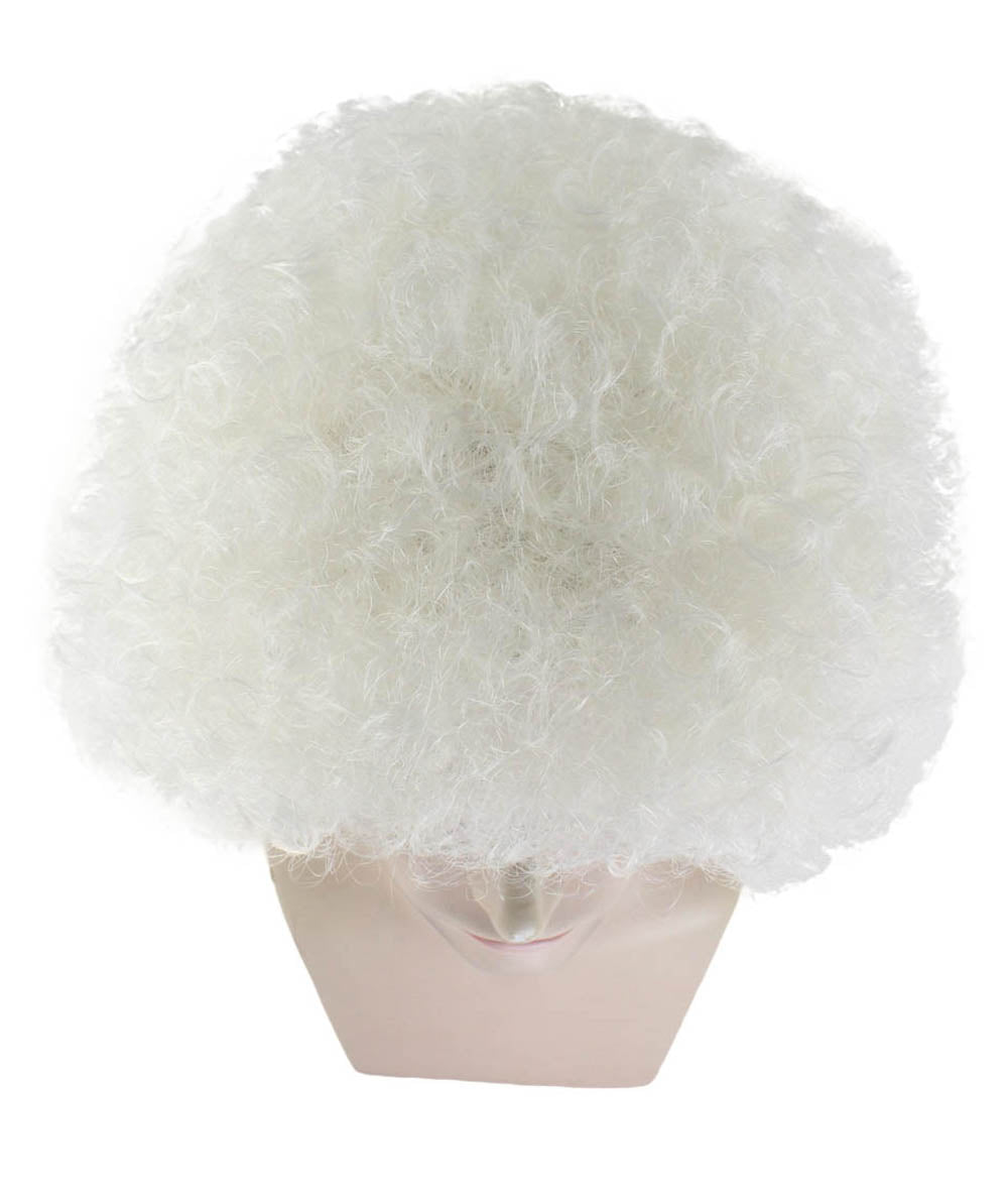 White jumbo sports wig