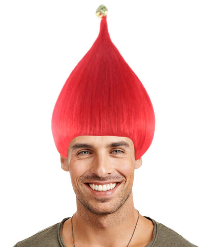 Bright Red Elf Wig