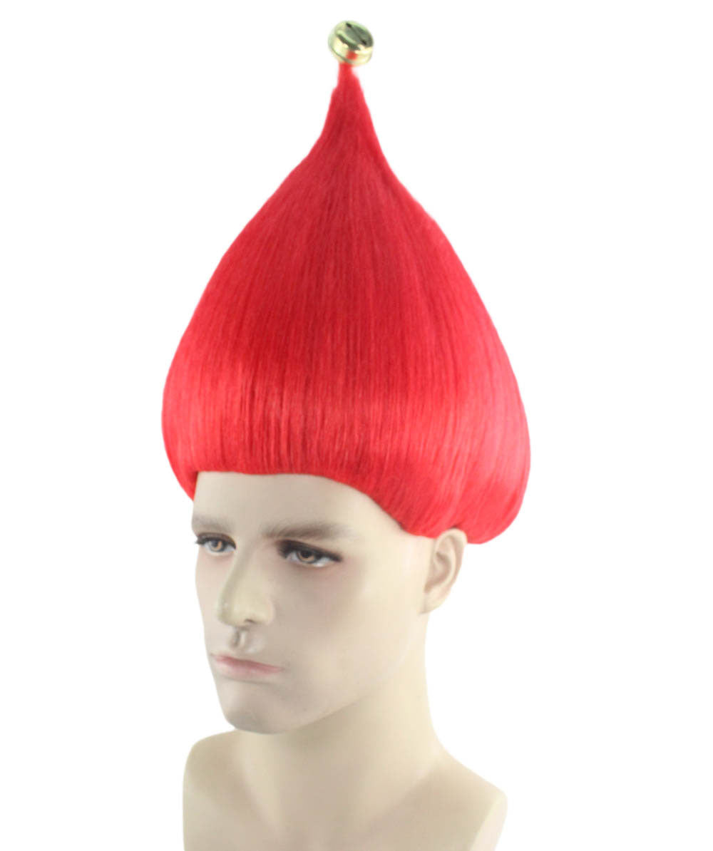 Bright Red Elf Wig