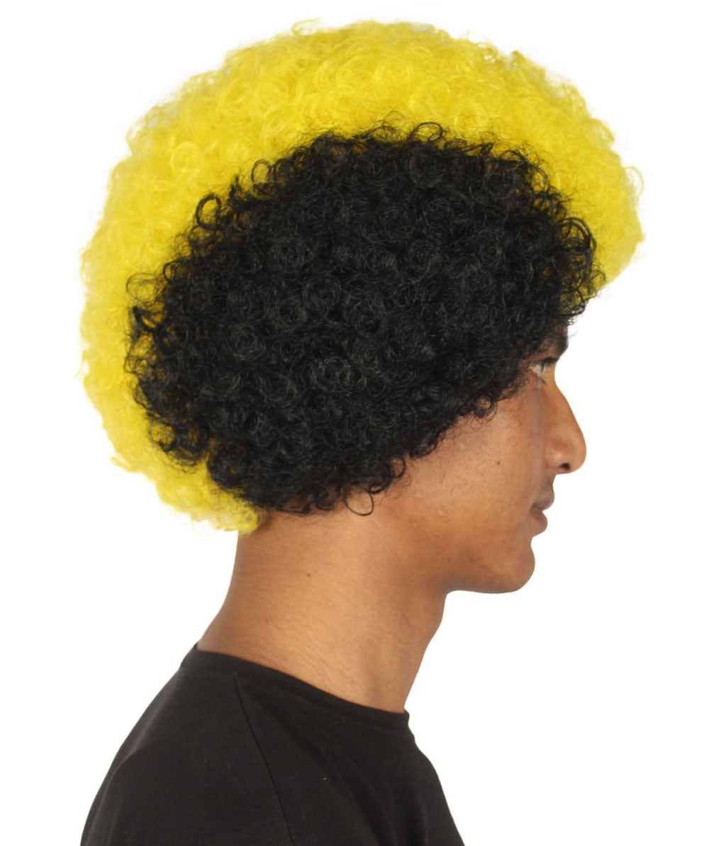 Belgium sport afro wig