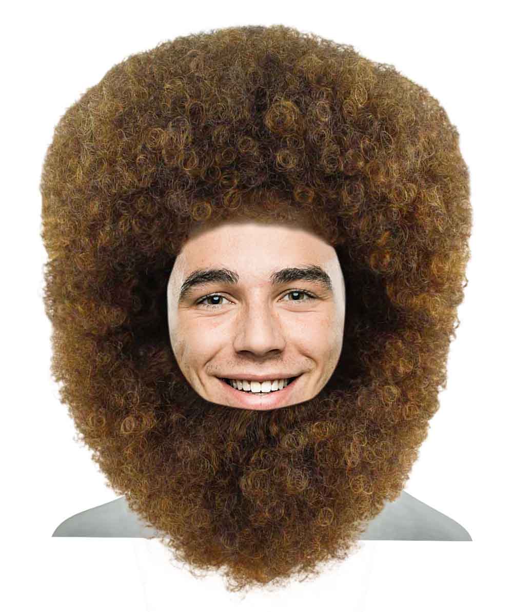 painter afro wig