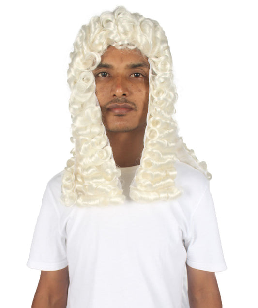 Curly Colonial Judge Wig