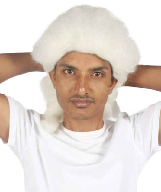 Colonial White Historical Wigs | Premium Breathable Capless Cap.