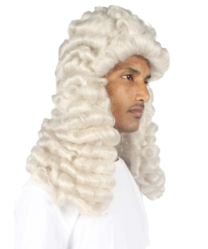 Colonial Judge White Wig