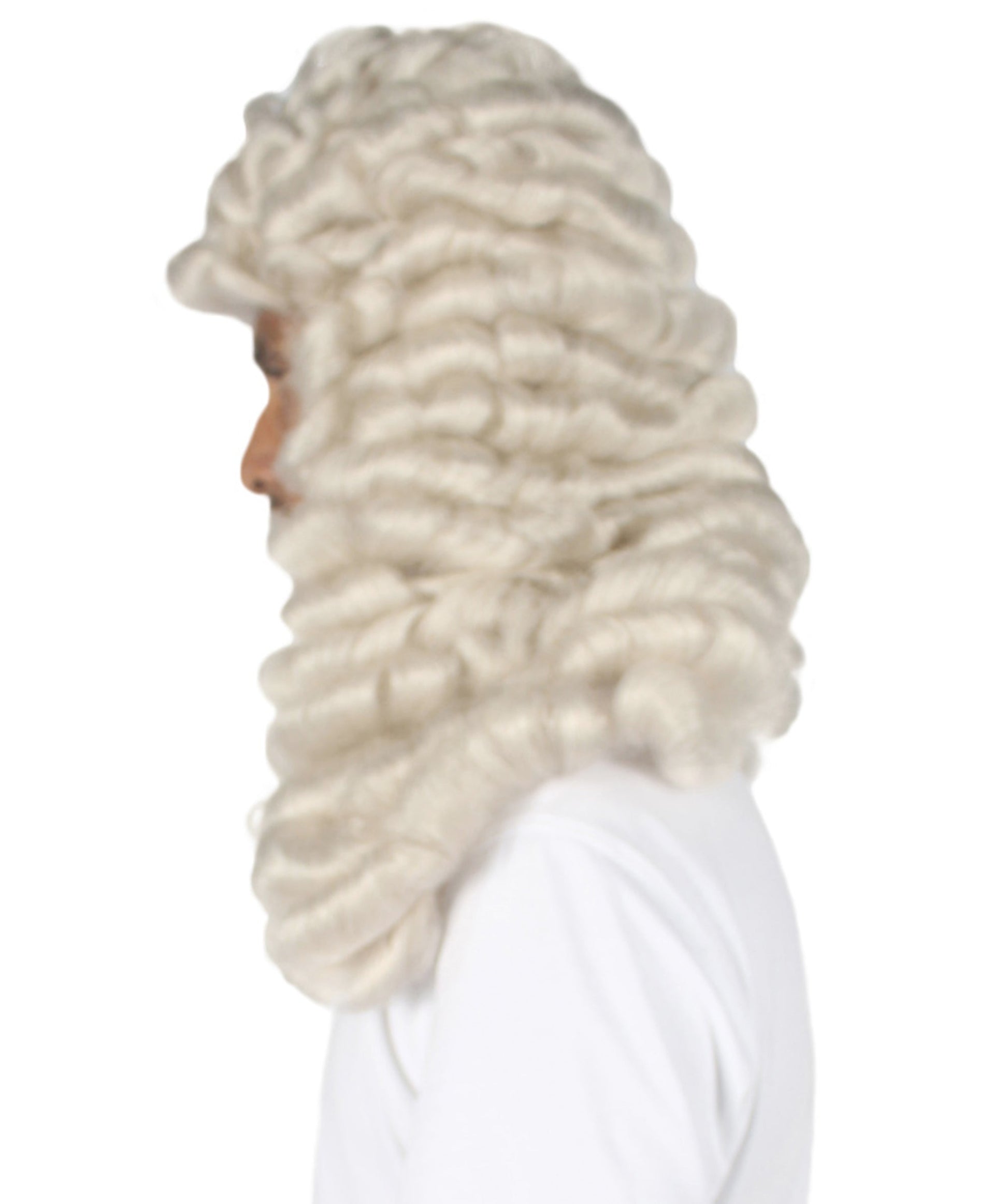 Colonial Judge White Wig