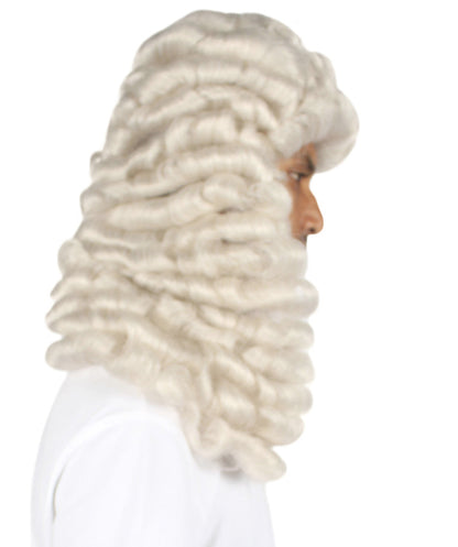 Colonial Judge White Wig