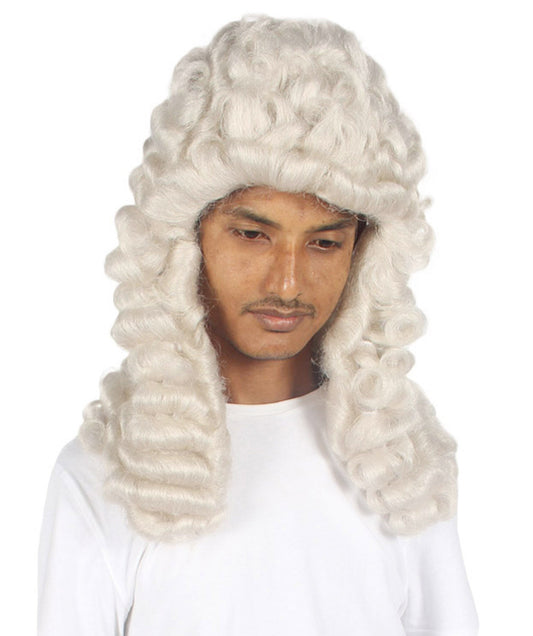 Colonial Judge White Wig