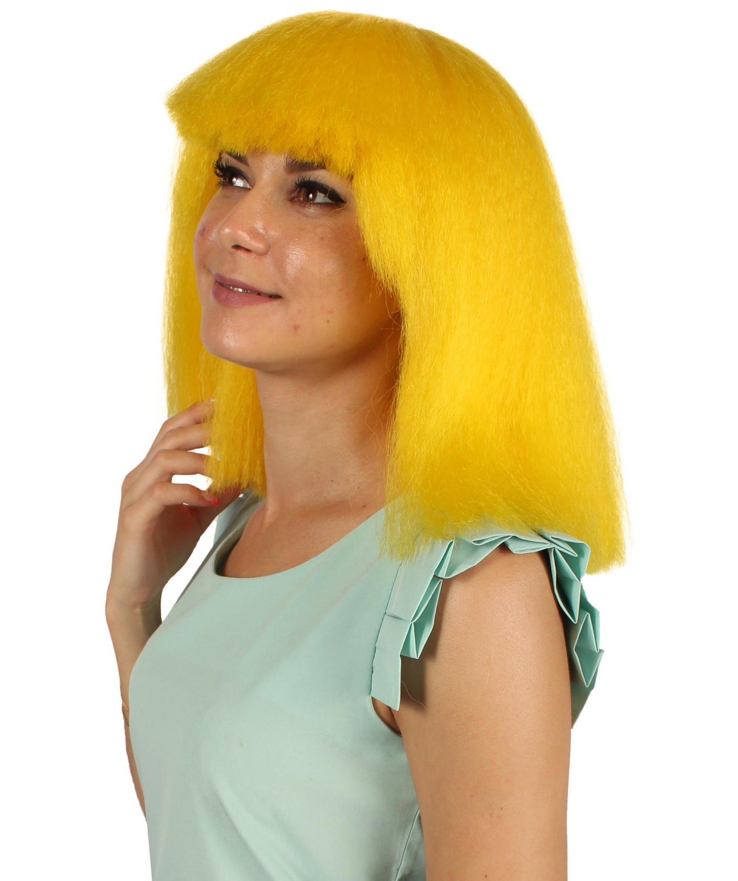 Yellow cosplay wig