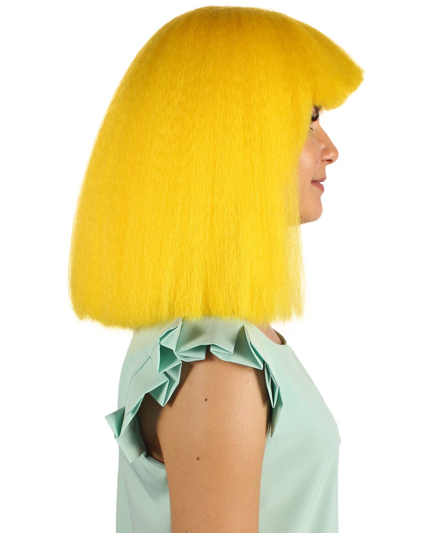 Yellow cosplay wig