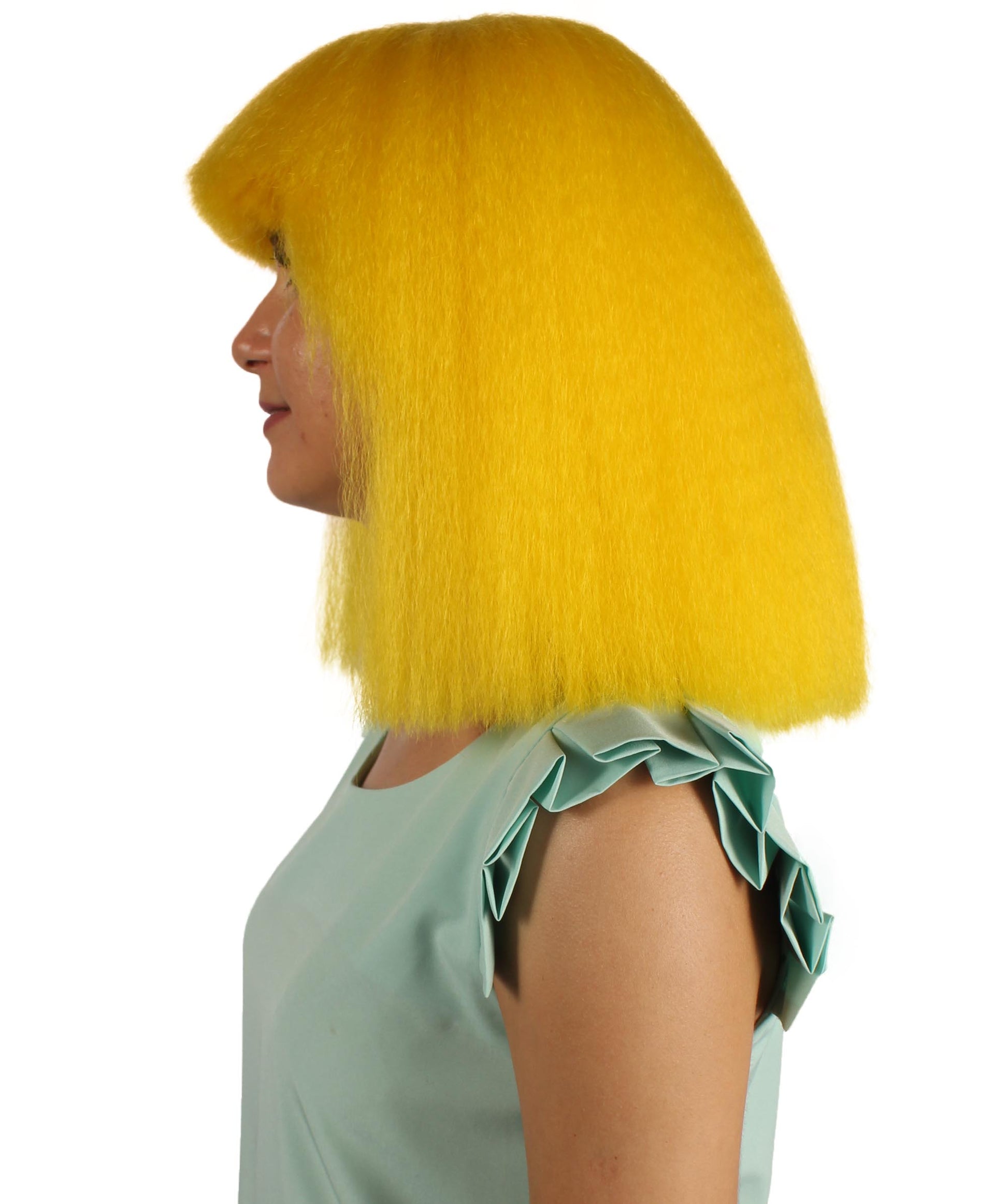 Yellow cosplay wig