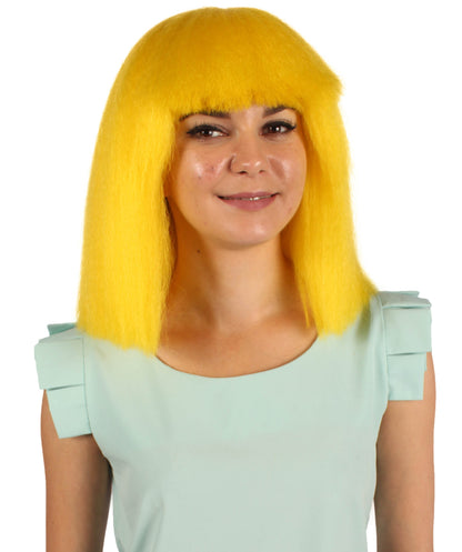 Yellow cosplay wig