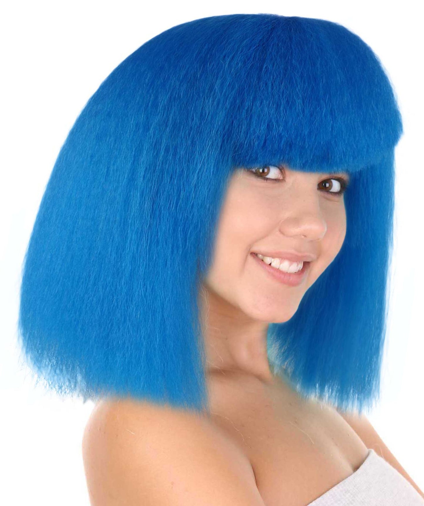 Neon Blue Wigs