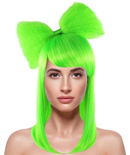 Lime Long Butterfly Womens Wigs collection