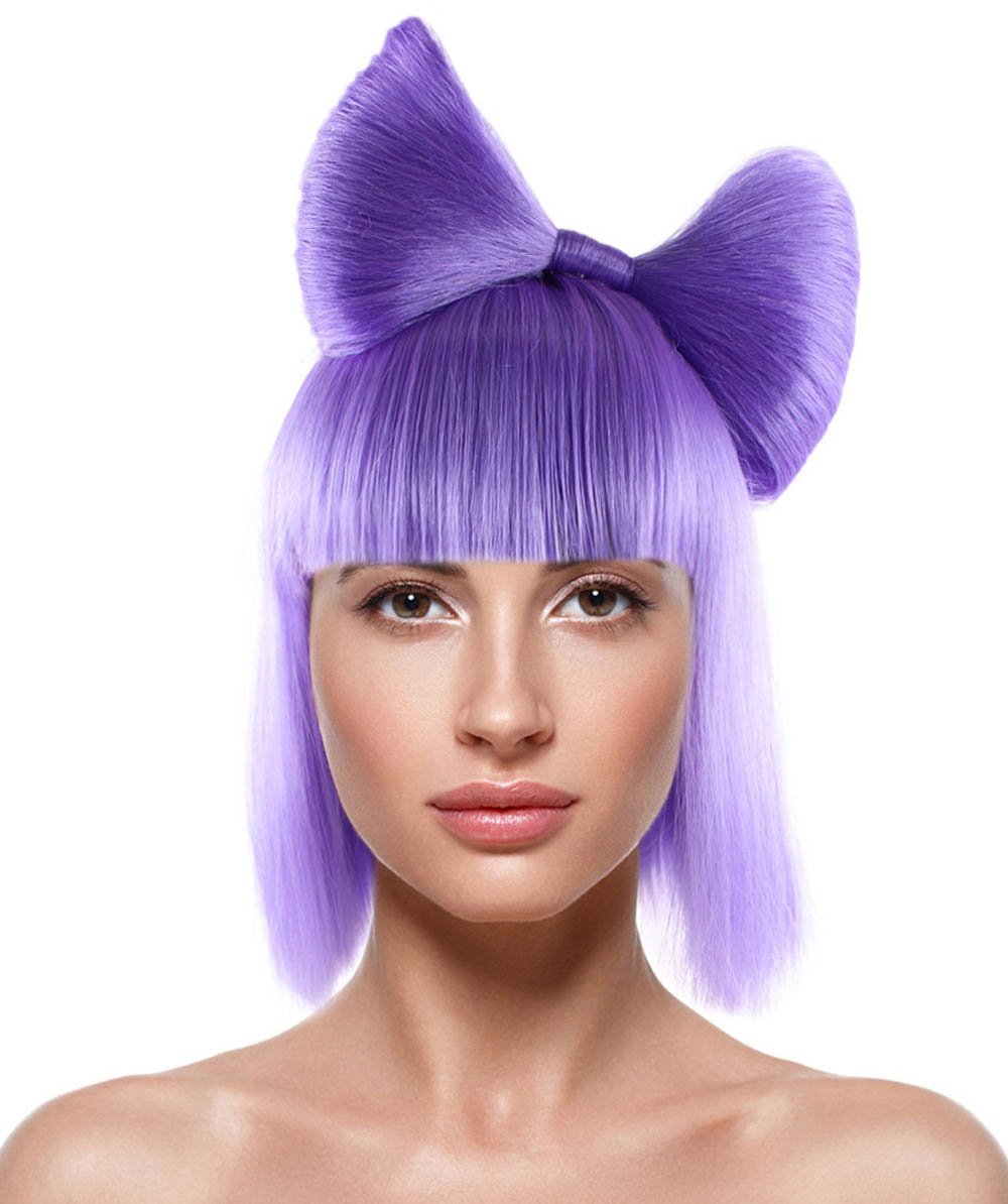 Lilac Women's Butterfly Bow Wigs