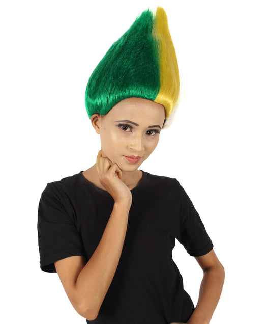 Green troll Wig