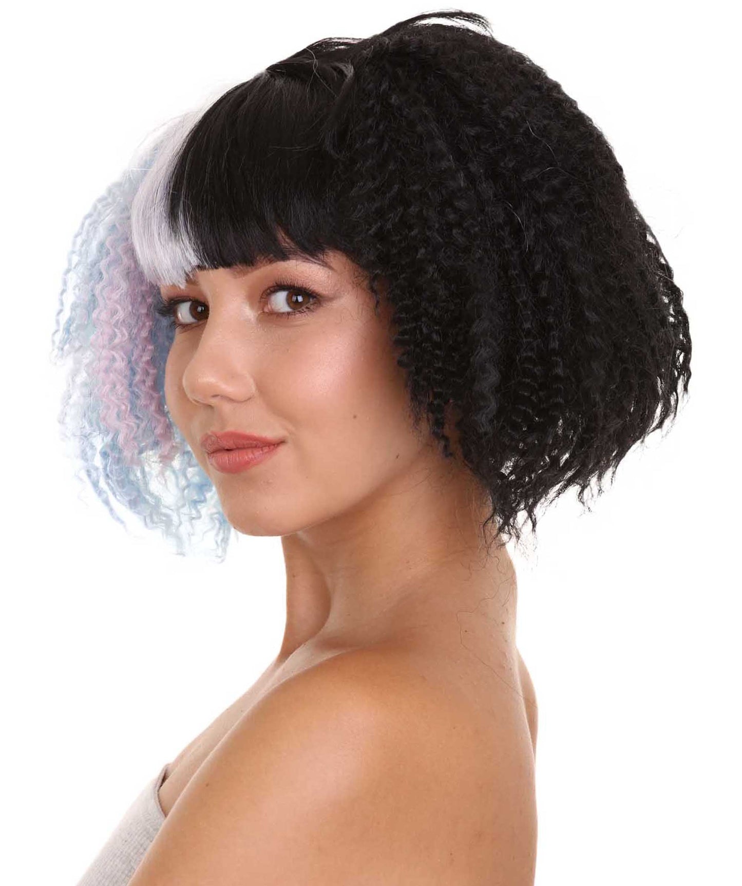 Adult Women's Crimped Ponytail Wig