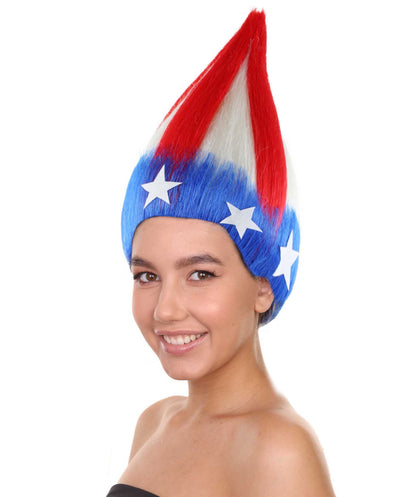 American Stripes Fun Troll Wigs