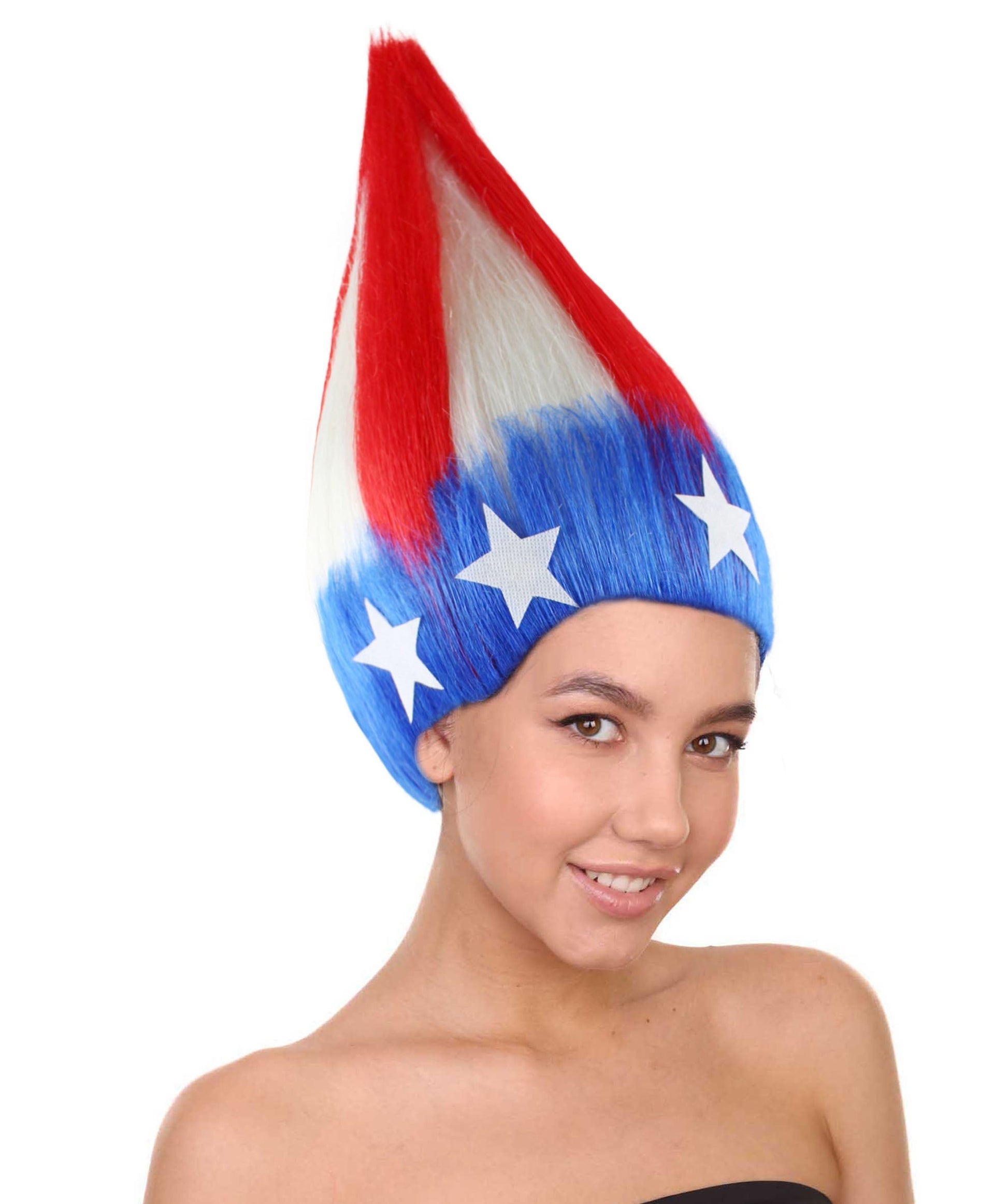 American Stripes Fun Troll Wigs