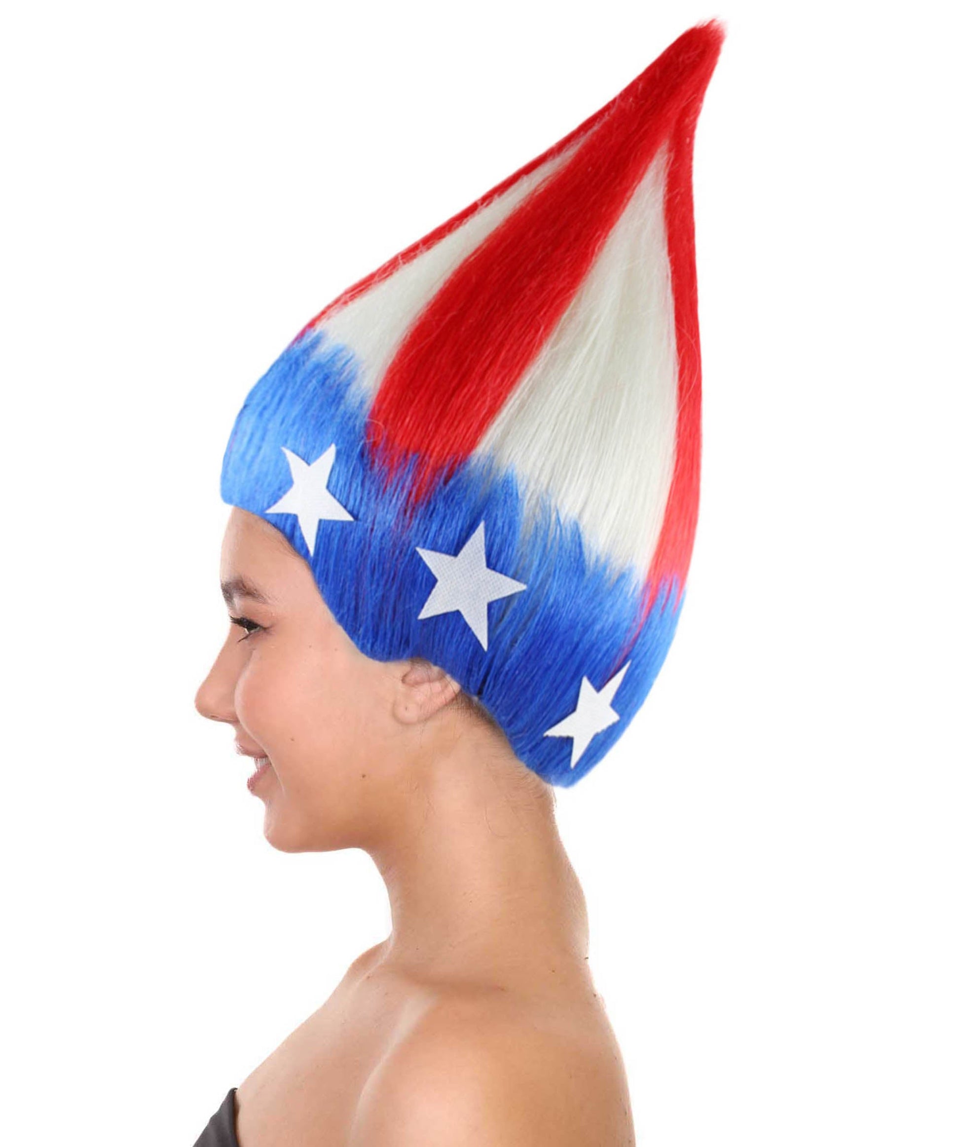 American Stripes Fun Troll Wigs