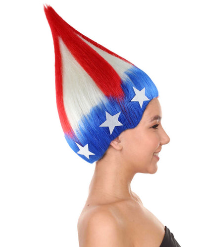 American Stripes Fun Troll Wigs