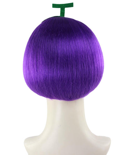 Grape Womens Wig | Short Purple Wig | Premium Breathable Capless Cap